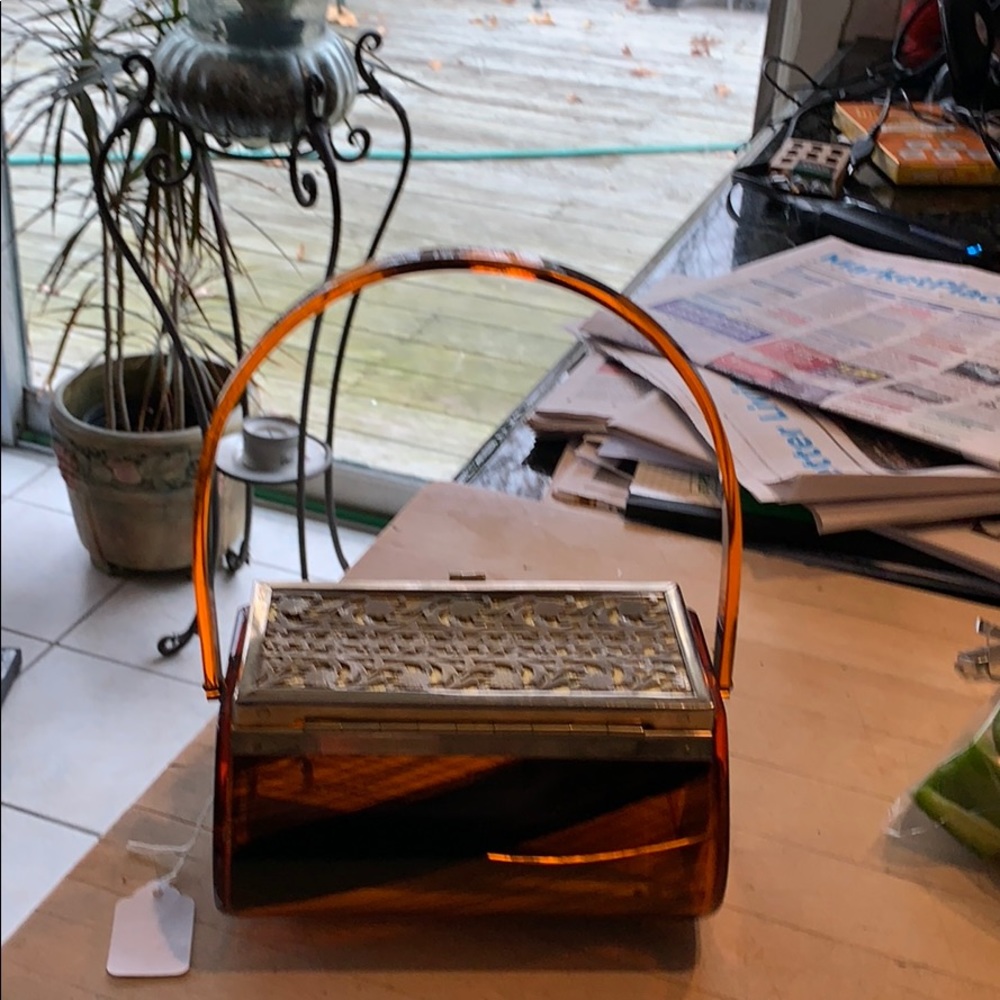 Vintage Lucite Pocket Book